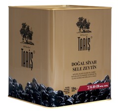  - Tariş Doğal Siyah Sele Zeytin 10 KG (201-230) Kalibre